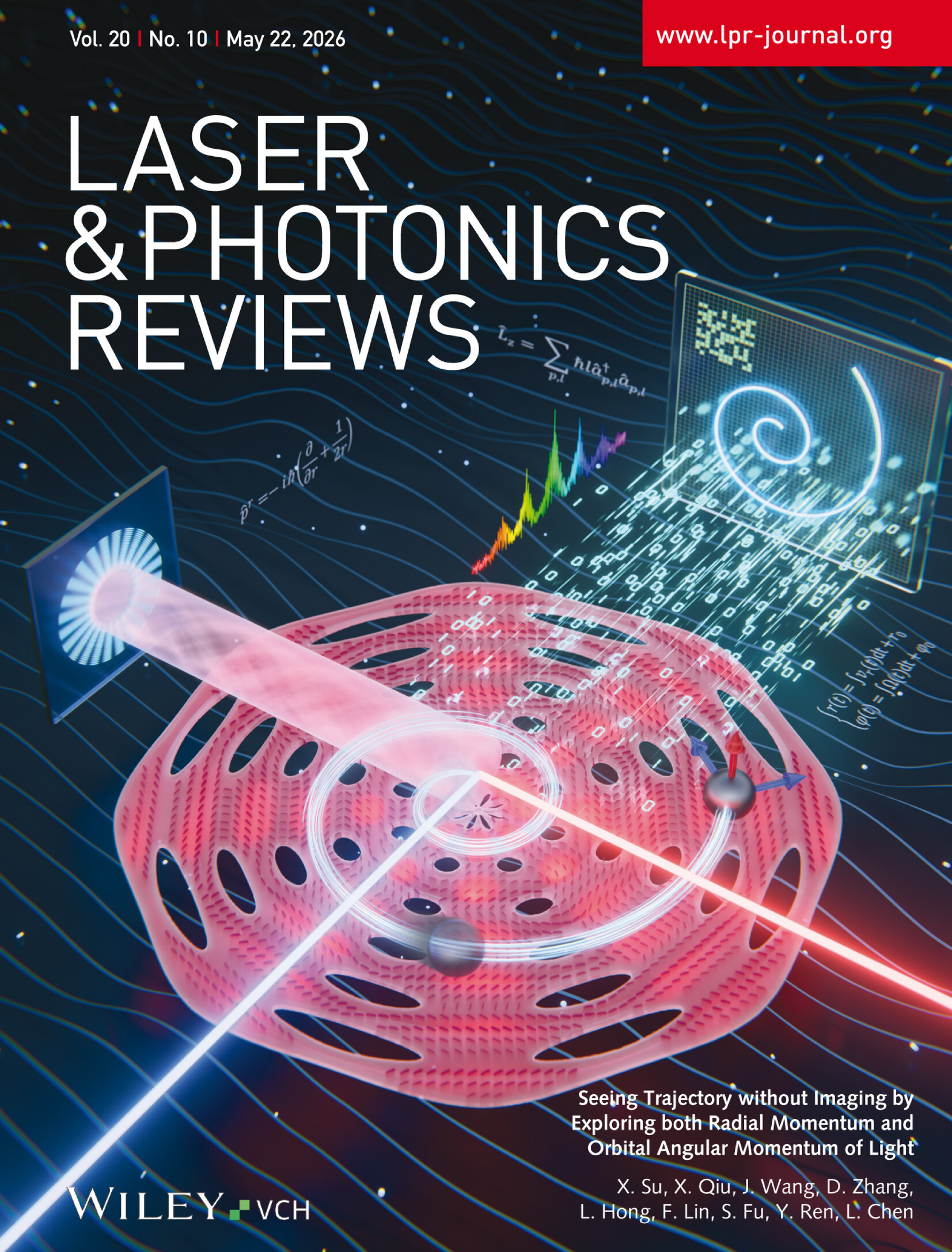 Laser & Photonics Reviews cover featuring this article